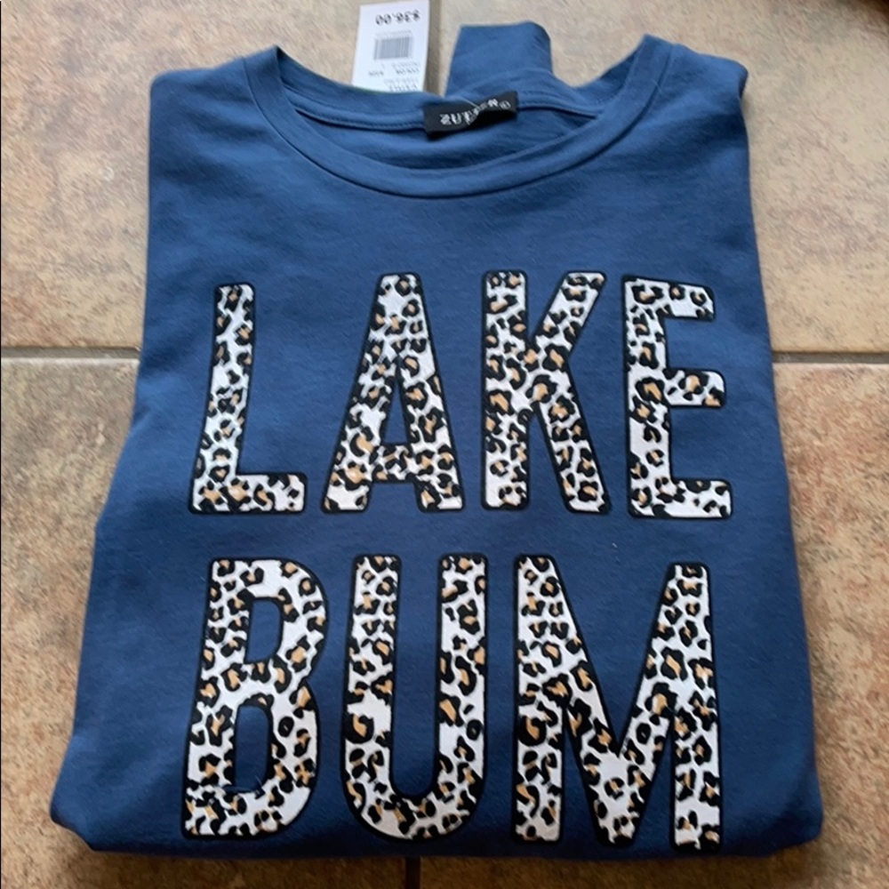 Oversized Long sleeve crop~Lg. NWT